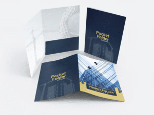 Folder Printing with pocket in bahrain